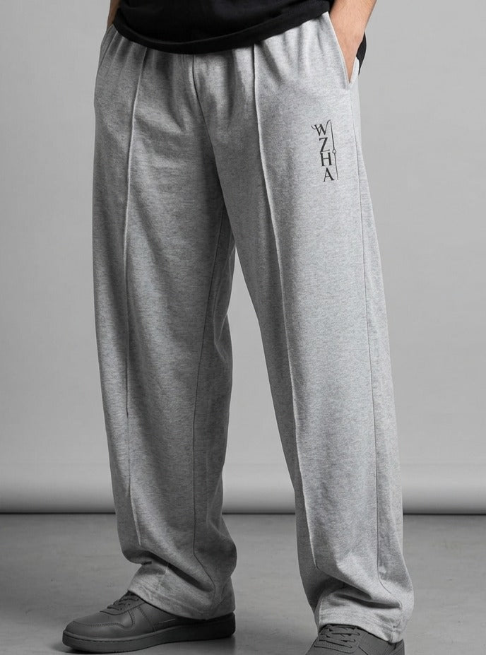 Relaxed Fit Pants - Grey